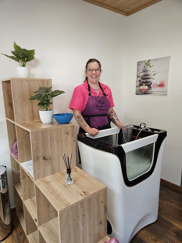 Die Spa-Wanne im Salon